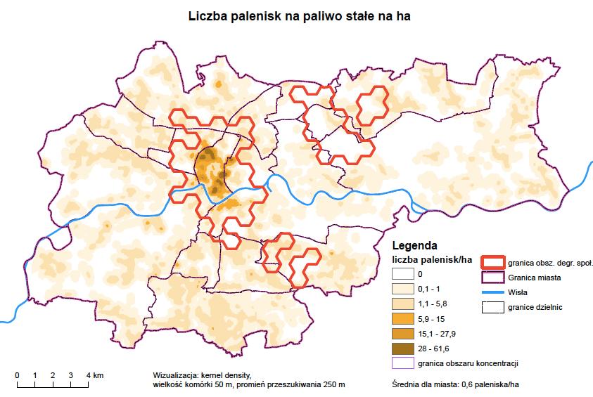 + Na granicę obszarów degradacji społecznej nałożono 9 n mapę zagospodarowania przestrzennego n granice strukturalnych jednostek urbanistycznych oraz granice osiedli przeznaczonych do rehabilitacji