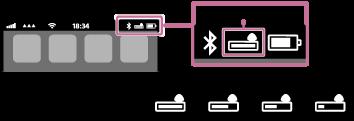 niski (wymagane naładowanie) Battery level low (Niski poziom naładowania akumulatora) Gdy akumulator jest niemal całkowicie rozładowany Wskaźnik świeci na czerwono.