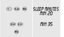 13 5.3 FUNKCJA SLEEP Czas snu - wyłączenia urządzenia moŝe być dostosowany do