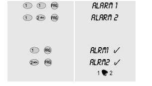 23 6.11ALARMY Jednostka sterująca jest wyposaŝona w dwa alarmy, które mogą być indywidualnie zaprogramowane i funkcjonować w dwóch trybach: Tryb alarmu beep Działa niezaleŝnie od tego czy jednostka