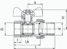 G1/2 12 13,5 69 44,5 R1/2 25 36 21,10 / 25,95 ALTH-715486 3/4" G3/4 12 18,5 77,5 50,5 R3/4 25