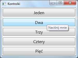 ToolTip podpowiedzi: Nie reagują na wejście użytkownika <StackPanel>.