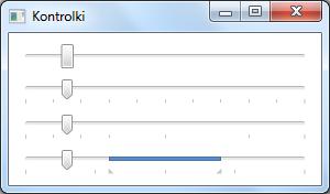 Ticks kolekcja położeń (jeśli np. mają być nieregularnie rozmieszczone) IsSelectionRangeEnabled wybór zakresu na ścieżce (użyteczne np.