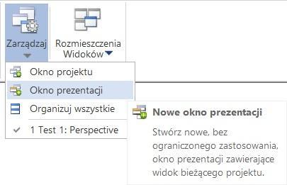 Nowa funkcja umożliwia "synchronizowanie" ruchu w trybie nawigacji między oknem projektu i oknem