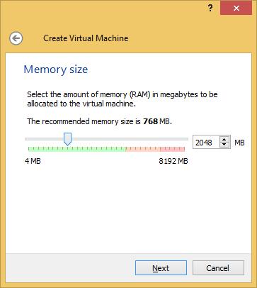 W naszych systemach mamy wystarczającą ilość pamięci RAM, więc w kolejnym oknie pozwalamy sobie na
