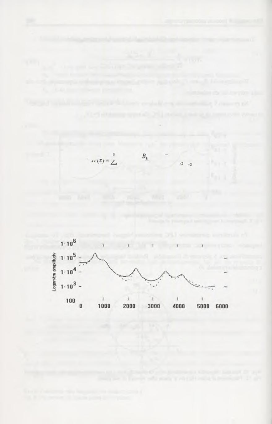 106 P. Kłosowski Wartości wyliczonych na podstawie rozkładu biegunów przedstawiono w tabeli 4. Tabela 4 V\fyliczone sprzężone pary biegunów zespolonych Pary biegunów sprzężonych Wartości s1,s1* 0.