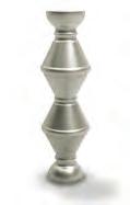 DECORATIVE POST ACCESSORIES / ELEMENTY DEKORAYCJNE TRALKI AK-16A Decorative Vertical 16Ø Bar Tralka ozdobna AK-40A Decorative Column Accessory Element ozdobny tralki AK-5002A Decorative Column