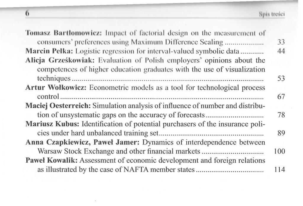 h 'l'uliuisz nlll'iicililuwk~.:inlp lvi ol' iii.toriul d 'si 'II on thc mcusurcmcut lir COnSlIl1l 'n,' pl' '1"1' 'II' 's usilii Muximum Dillcrcncc Scaling 33 Marcin Pelka: l.