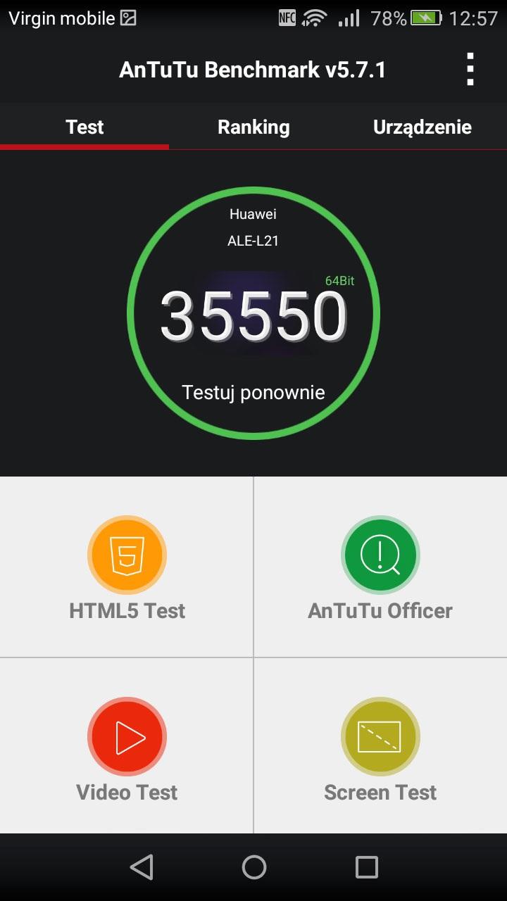 System, ekran główny/nakładka - 5- Dla nikogo nie będzie zaskoczeniem, że P8 Lite działa pod kontrolą Androida i mocno modyfikującej jego wygląd nakładki EMUI 3.1.