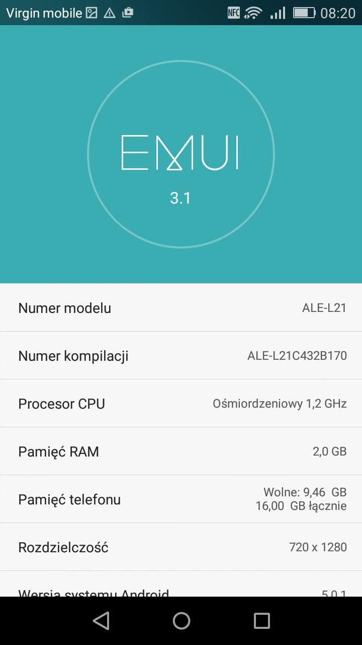 Wprowadzanie tekstu - 4+ Huawei korzysta z produktu Swype, jeżeli chodzi o klawiaturę ekranową.