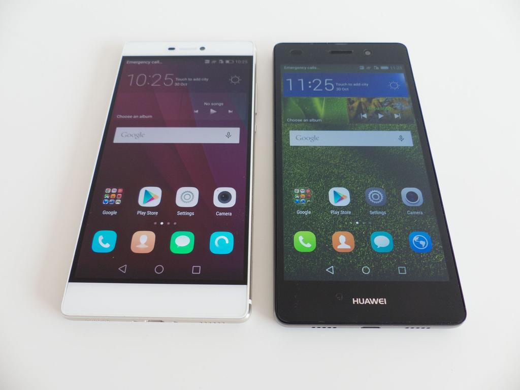 Budowa - 5- Cechą charakterystyczną telefonów Huawei jest, że mają niewielką grubość i są lekkie. To do Huawei należy rekord najcieńszego smartfona na rynku.