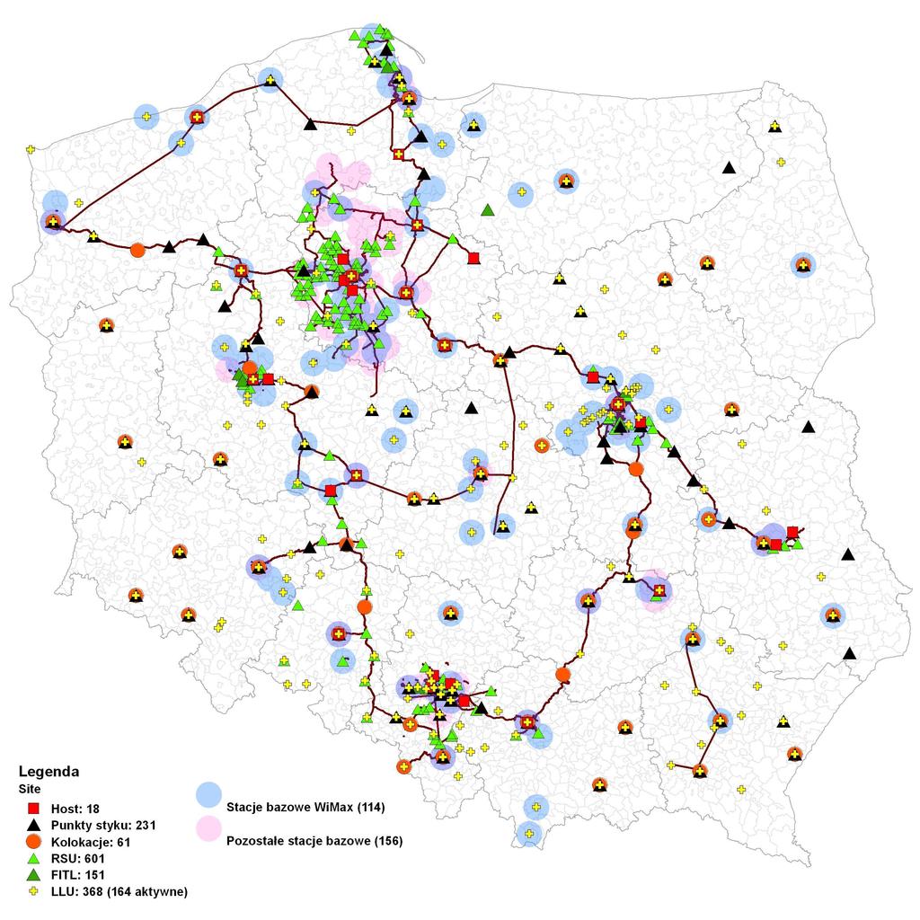 Gorzów Wielkopolski Włocławek Płock Modlin Poznań Warszawa Konin Kalisz Sieradz Łódź Radom