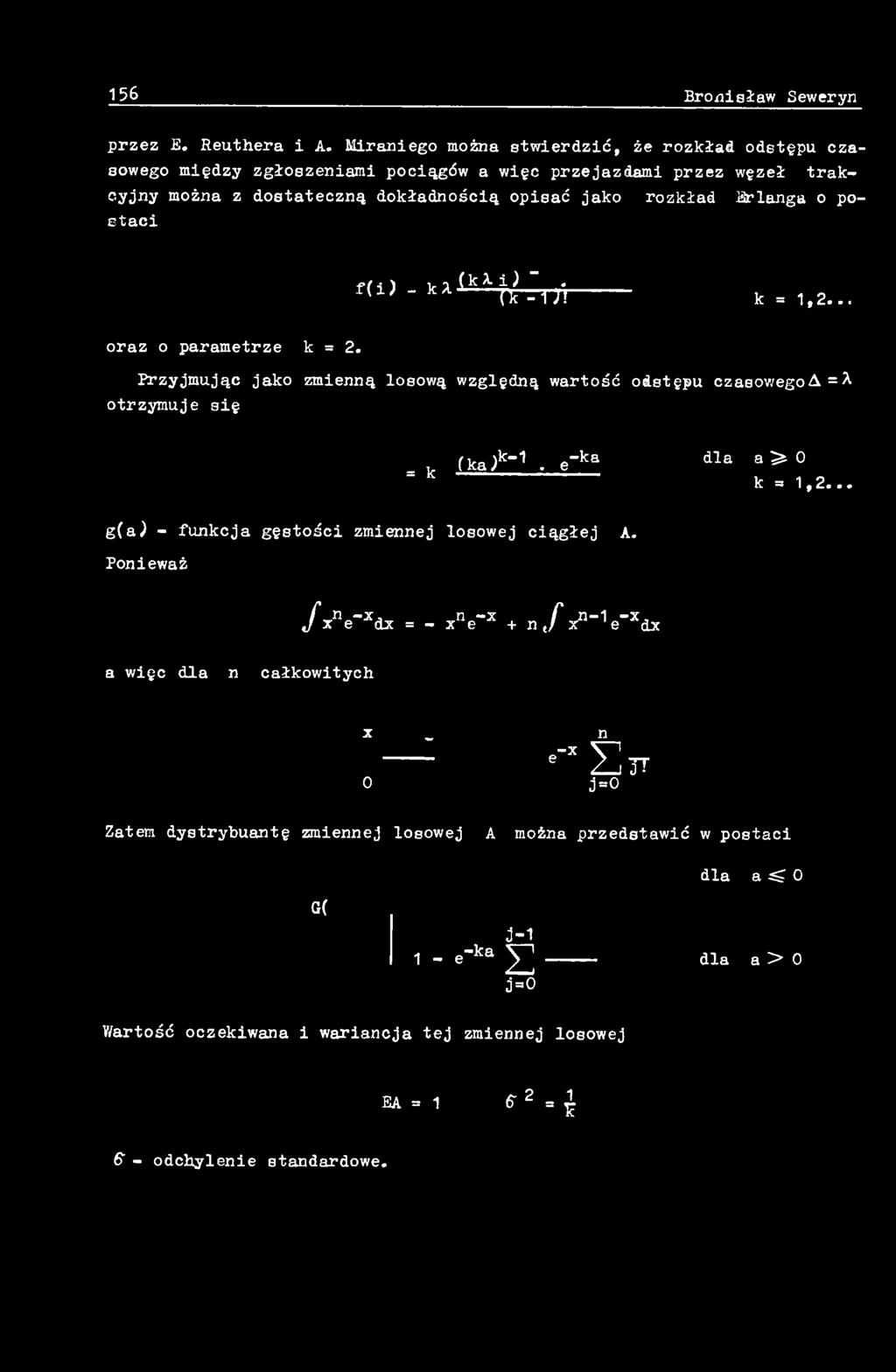 e"ka dla a ^ = k k = 1, 2... g(a) - funkcja gęstości zmiennej losowej ciągłej A.