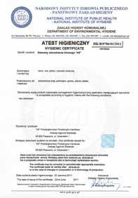 Informacje ogólne 4 Firma AS PPH jest polskim producentem odwodnień liniowych i punktowych zrzeszonym w Polskiej Korporacji Techniki Sanitarnej Grzewczej Gazowej i Klimatyzacji z siedzibą w Warszawie.