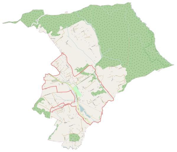 Opis obszaru rewitalizacji Rysunek 2 Obszar rewitalizacji w Porębie Żegoty Źródło: opracowanie własne z wykorzystaniem http://openstreetmap.org.