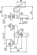 30mm przełącznik natrysku 478-740-00 289,00 Bateria