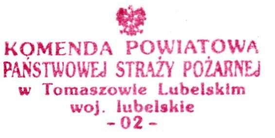 Tomaszów Lub., dnia 24 października 2016 r. PK.111.10.