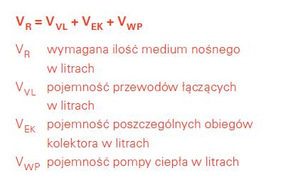 Dolne źródła ciepła Medium nośne ciepła W celu uniknięcia zakłóceń w działaniu pompy ciepła, w obiegu pierwotnym stosuje się środki przeciw zamarzaniu na bazie glikolu.