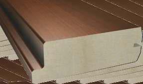 Starannie wysuszone i wystrugane drewno iglaste stanowi rdzeń ramiaka. Zewnętrzna warstwa stabilizująca wykonana jest z płyty MDF. Następnie całość pokryta jest laminatem CPL.