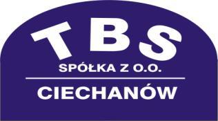 Towarzystwo Budownictwa Społecznego Sp. z o. o. 06-400 Ciechanów ul. Okrzei 14 tel. (023) 672 52 76, 672 59 80 fax. 672 38 18 Załącznik nr 1/1... pieczęć zamawiającego... nazwa i adres wykonawcy.