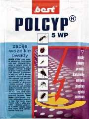 Polcyp 5 WP Preparat owadobójczy w postaci proszku do sporządzania zawiesiny wodnej; przeznaczony do zwalczania owadów latających i biegających (much, komarów, prusaków, karaluchów, mrówek