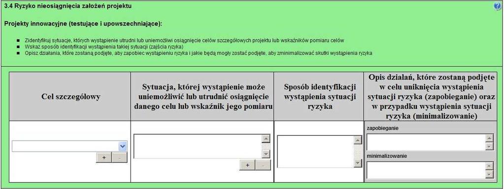 Ponadto, należy również wskazać, w jaki sposób i z jaką częstotliwością wskaźniki produktu będą mierzone przez projektodawcę.