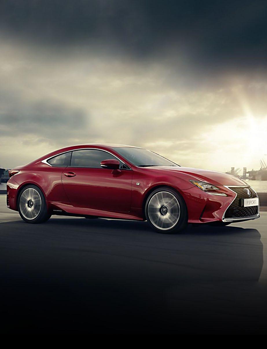 SPORTOWA ELEGANCJA LEXUS RC LEASING SMARTPLAN od 2645 netto zł/mc 5%* *Wysokość wpłaty wstępnej Podane raty w zł netto. Zawarte w cenniku informacje nie stanowią zapewnienia w rozumieniu art.