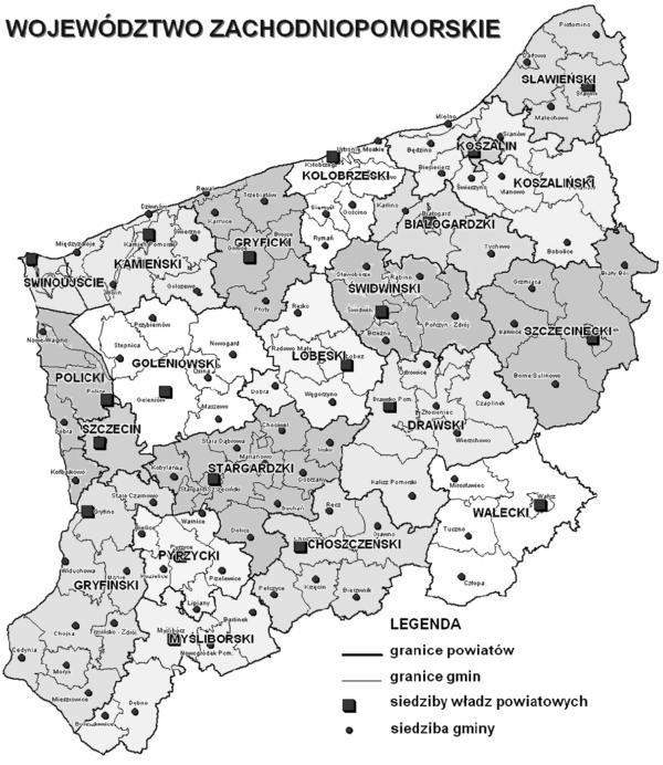 WOJEWÓDZTWO ZACHODNIOPOMORSKIE W ŚWIETLE WYNIKÓW BADANIA DANYCH WTÓRNYCH Zachodniopomorskie to region nadbałtycki, położony w północno zachodniej części Polski, którego stolicą jest miasto Szczecin.