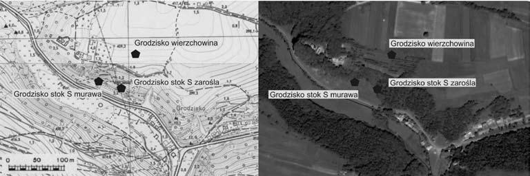 Kontrasty mezo- i mikroklimatyczne w Ojcowskim Parku Narodowym 199 Teren badań pokrywały gleby o charakterze rędzin nawapiennych, o głębokości profilu od 10 do 50 cm. Według J.