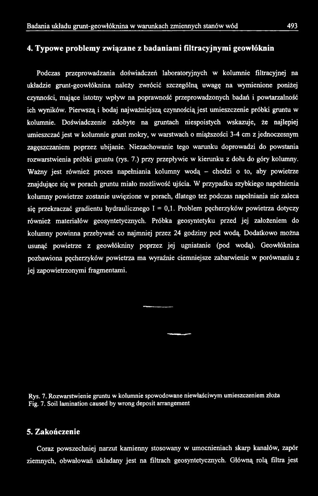 na wymienione poniżej czynności, mające istotny wpływ na poprawność przeprowadzonych badań i powtarzalność ich wyników.