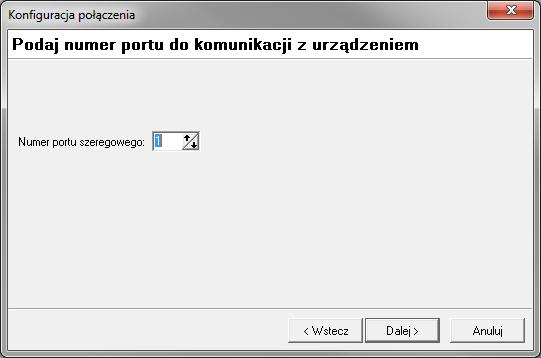 Połączenie lokalne jest połączeniem centralki SR 827 z programem Centaur 2010 (komputerem) przez kabel RS232.