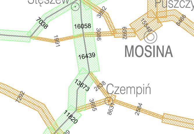 Charakterystykę natężenia ruchu komunikacyjnego dróg wojewódzkich, znajdujących się na terenie Gminy Czempiń, badaną w roku 2010 przez Wielkopolski Zarząd Dróg Wojewódzkich, przedstawiono poniżej.