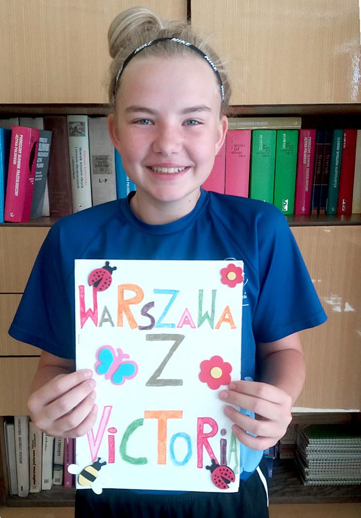 KONKURSY roztrzygnięcie Victoria Kiellbasa z kl. VA otrzymała pierwsza nagrodę w konkursie naszej gazetki na Najciekawszą relację z wycieczki do Warszawy.