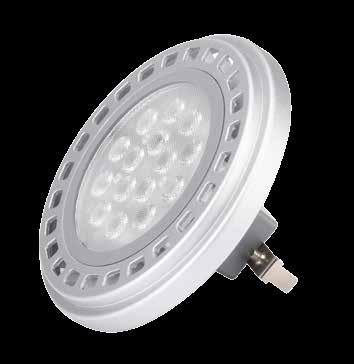 Reflektory LED AR111 i ES111 do oświetlenia punktowego 38 kod kreskowy LL512 12W=60W 800lm