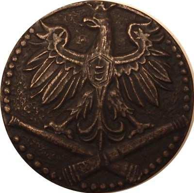 Odlew w brązie, 77 mm Krzysztof Arciszewski