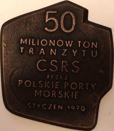 7 50 milionów tranzytu CSRS przez polskie porty morskie, styczeń 1970.