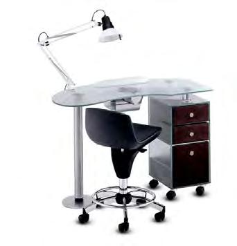 STOLIKI DO MANICURE, KOSMETYCZNE, POMOCNIKI/MANICURE TABLES, TROLLEYS 27 185 LX STOLIK DO MANICURE/ 185 LX MANICURE