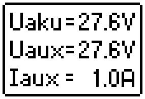 Podświetlenie elementu oznacza stan aktywny i jest odzwierciedleniem stanu diod LED na pcb zasilacza (patrz tabela 1, [12]). Rys. 7. Ekran parametry zasilacza. Tabela 5.