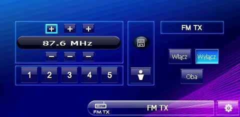 9 Zmiana języka 3.9.8 Transmiter FM MoŜesz bezprzewodowo przesyłać wszystkie dźwięki z NR750BV samochodowego radia.