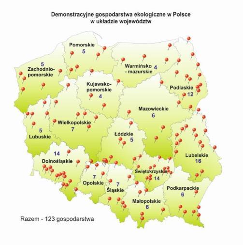 placówki naukowe; Organizacja spotkań w gospodarstwach realizujących działania