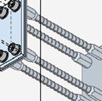 Zastosowanie Przykłady zastosowania łączników stalowych HSC-B Stalowe elementy budowlane, w szczególności dźwigary stalowe można, wraz z laserowo wyciętą płytą czołową, racjonalnie prefabrykować.