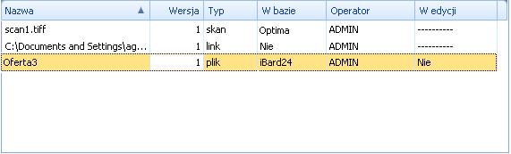 3.6.2.2 Archiwum plików W programie istnieje możliwość przypisania do jednego dokumentu wielu załączników.