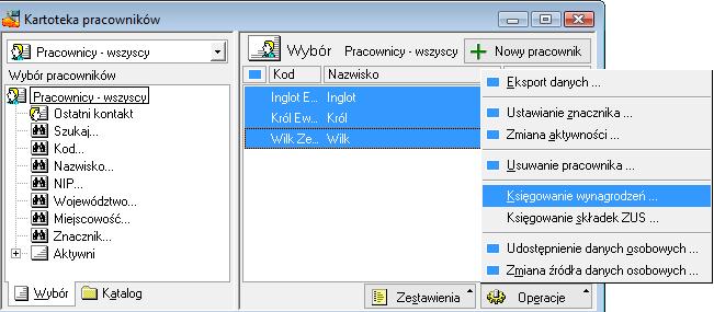 Wynagrodzenia zostaną zaksięgowane w KPiR osobno umowy o pracę i osobno umowy cywilnoprawne Podobnie należy postępować ze składkami ZUS