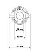 rozstaw 150 ± 20 mm Chrom Bateria wannowa kpl.