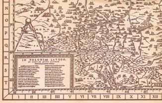 Tatry na mapie Polski Wacława Grodeckiego, 1562. Przedruk w wyd. K. Buczka, Warszawa 1975. (ze zbiorów autora) bito w skałach na wysokości blisko 2000 metrów n.p.m. Warunki pracy w tych wysokogórskich sztolniach były niezwykle trudne.