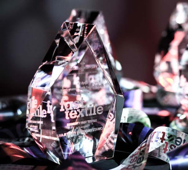 DIAMENTY FAST TEXTILE FAST TEXTILE DIAMONDS STREFA TRENDÓW TREND ZONE Diamenty Fast Textile Fast Textile Diamonds Prestiżowe nagrody dla najlepszych wystawców.