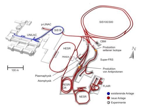 GSI (20 km na południe od Frankfurtu n. Menem) - Obecnie SIS 18 18Tm (1.8 T magnets) U 73+ 1.