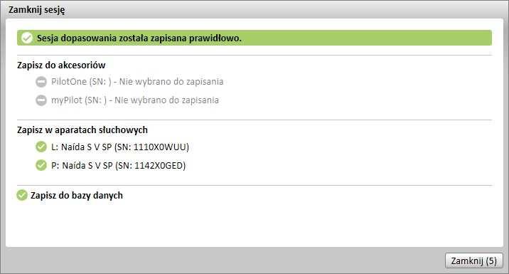 Opcje urządzenia W zakładce [Opcje urządzenia] możliwe jest dostosowanie opcji aparatu słuchowego takich jak konfiguracja sygnałów potwierdzeń bip oraz zmiana opcji wybranych akcesoriów.