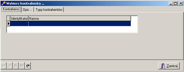 Kontrahenci Zakładka kontrahenci stanowi podstawę do ewidencji