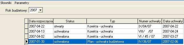 5. HARMONOGRAMY JEDNOSTEK I ORGANU System Planowania umoŝliwia automatyczne tworzenie harmonogramów jednostek oraz całego BudŜetu (ORGANU) w oparciu o 7 metod: 1.